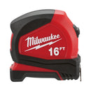 Milwaukee 16Ft Compact Tape Measure - MLW-48-22-6616 | MFVCanada.com