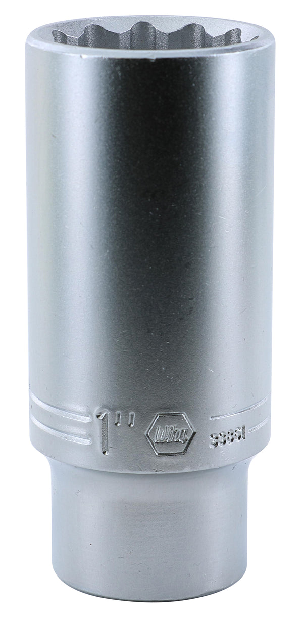 WIHA TOOLS 12 Point - 1/2" Drive Deep Socket 1" - 33861 - WIH-33861 | GarageAndFab.com