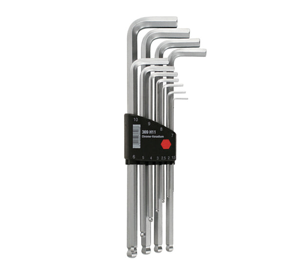 WIHA TOOLS 11 Piece Ball End Hex L-Key Metricric Set - Metricric - WIH-66998 | GarageAndFab.com