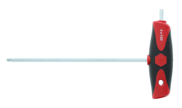 WIHA TOOLS Soft Grip Dual Drive Hex T-Handle 4.0Mm - WIH-54042 | GarageAndFab.com