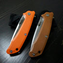 HUTO Hunt Harder Folding Hard Blade Knife- Orange - HU-HTHD-KNV-ORG | MunroOutdoorAdventures.com
