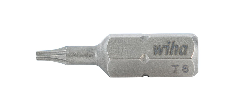 WIHA TOOLS Torx Insert Bit T6 X 25Mm - WIH-71506 | GarageAndFab.com