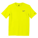 Milwaukee Electric Workskin Light Ss Shirt - Hi Vis Xl - MLW-414HV-XL | MFVCanada.com