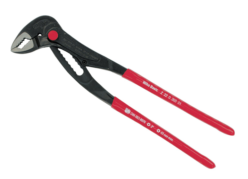 WIHA TOOLS Classic Grip Adjustable Push Button Pliers 12" - WIH-32667 | GarageAndFab.com