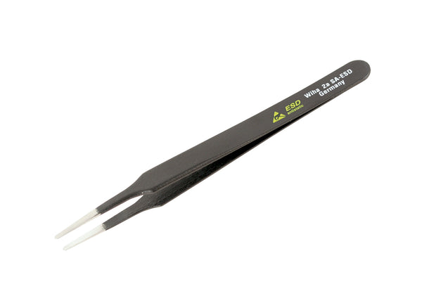 WIHA TOOLS Esd Safe Tweezers 2A Sa - 120 m - WIH-44505 | GarageAndFab.com