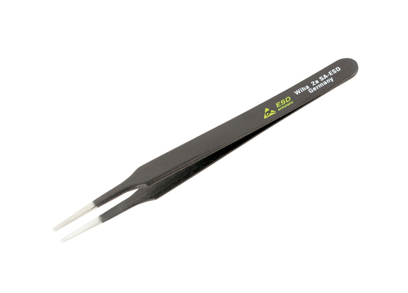 WIHA TOOLS Esd Safe Tweezers 2A Sa - 120 m - WIH-44505 | GarageAndFab.com