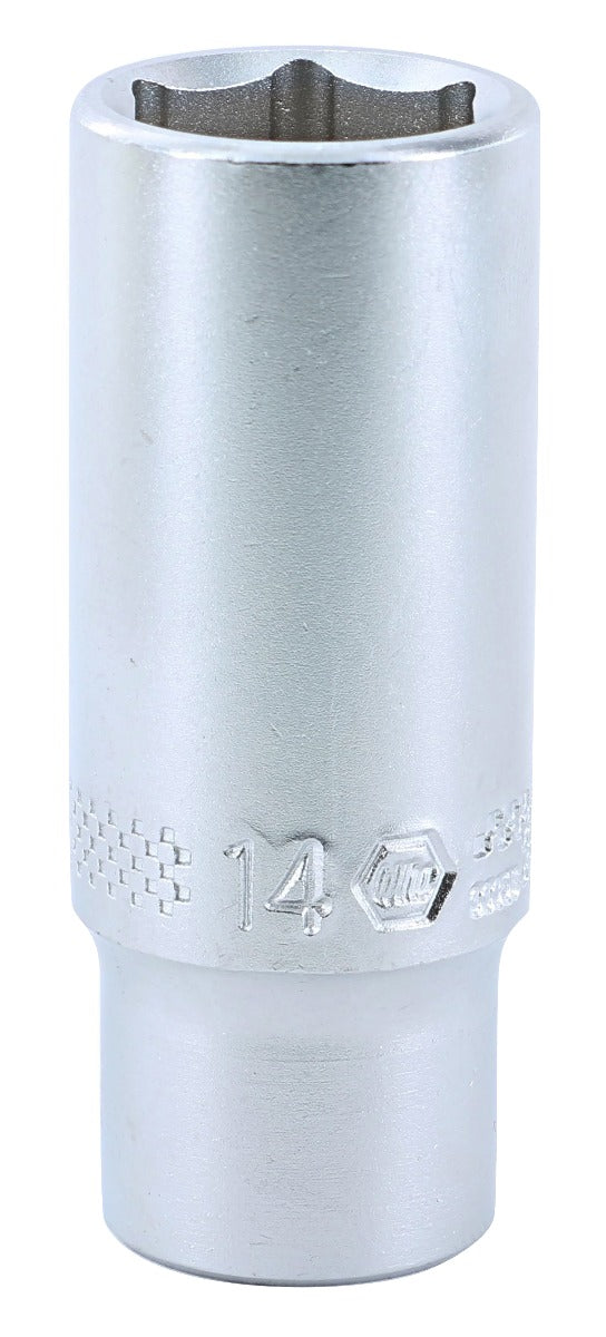 WIHA TOOLS 6 Point - 1/4 Inch Drive Socket - 14.0Mm X 50Mm - WIH-33351 | GarageAndFab.com