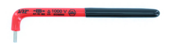 WIHA TOOLS Insulated Hex L-Key 3/32" X 3.5" - WIH-13672 | GarageAndFab.com