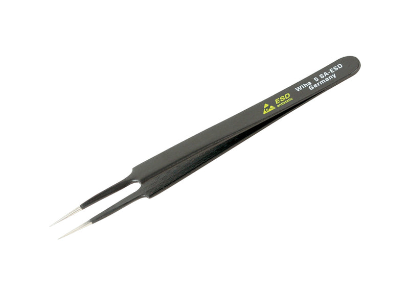 WIHA TOOLS Esd Safe Tweezers 5 Sa - 110Mm - WIH-44509 | GarageAndFab.com