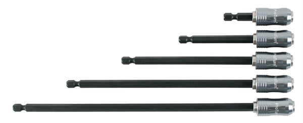 WIHA TOOLS 5 Piece Proturn 1/4" Quick Release Magnetic Bit Holder Set - WIH-71474 | GarageAndFab.com