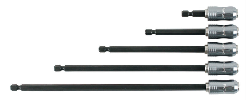 WIHA TOOLS 5 Piece Proturn 1/4" Quick Release Magnetic Bit Holder Set - WIH-71474 | GarageAndFab.com