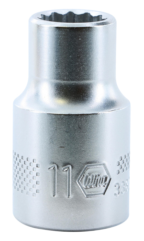 WIHA TOOLS 12 Point - 1/2" Drive Socket 11.0Mm - WIH-33827 | GarageAndFab.com