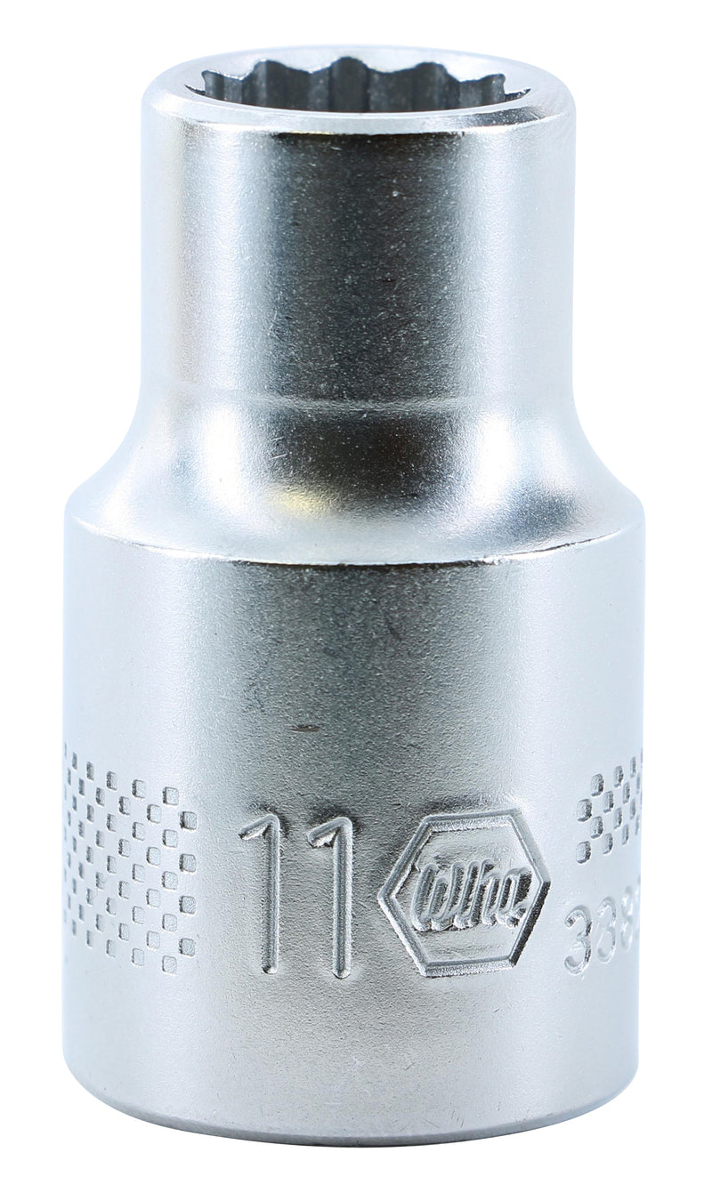 WIHA TOOLS 12 Point - 1/2" Drive Socket 11.0Mm - WIH-33827 | GarageAndFab.com