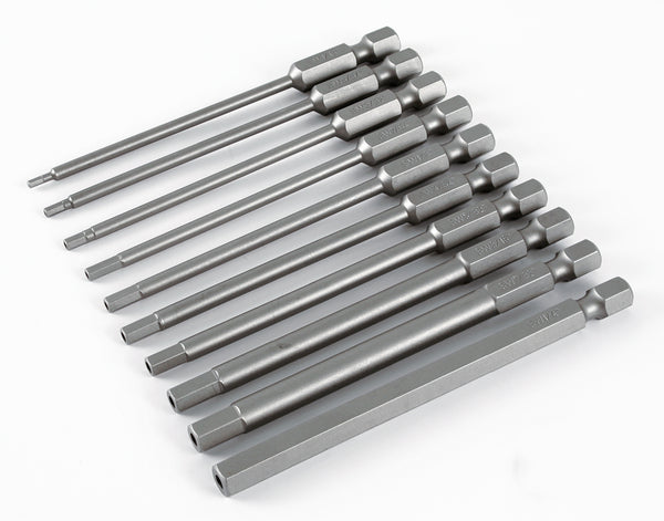 WIHA TOOLS 10 Piece Security Hex In Power Blade Set - WIH-76096 | GarageAndFab.com