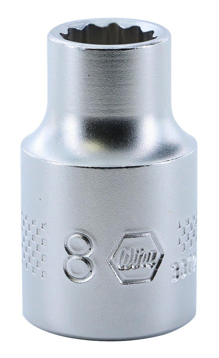 WIHA TOOLS 12 Point - 3/8 Inch Drive Socket - 8.0Mm - WIH-33723 | GarageAndFab.com