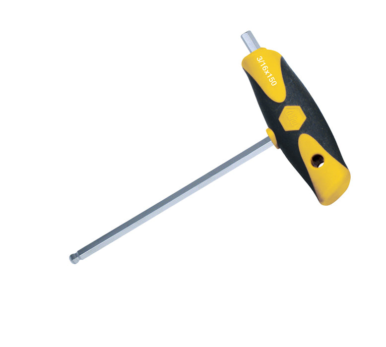 WIHA TOOLS Soft Grip Dual Drive Hex T-Handle 9/64" - WIH-54010 | GarageAndFab.com