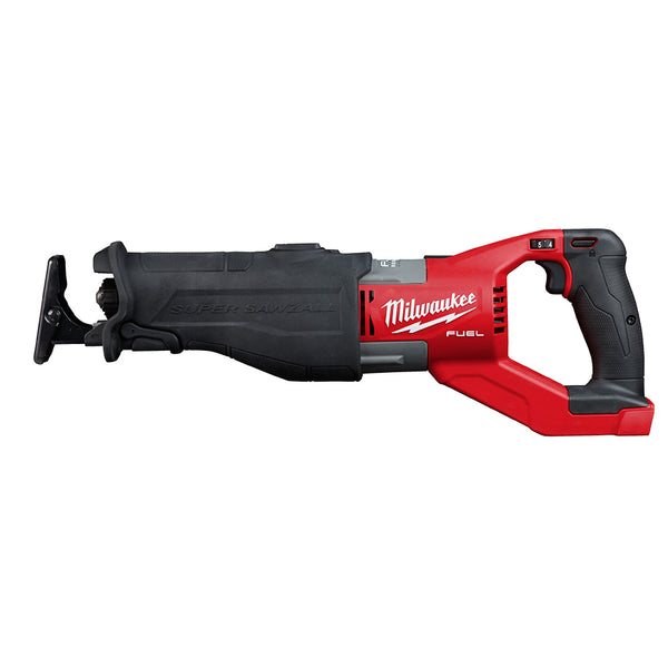 Milwaukee Electric 18V M18 Fuel Super Sawzall Reciprocating Saw, 1-1/4" Stroke - MLW-2722-20 | GarageAndFab.com