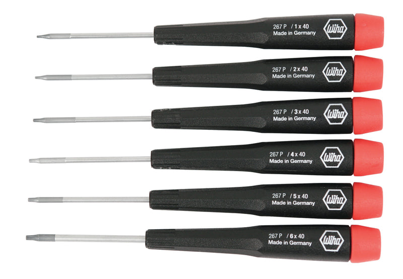 WIHA TOOLS 6 Piece Precision Pentalobe Screwdriver Set - WIH-26794 | GarageAndFab.com