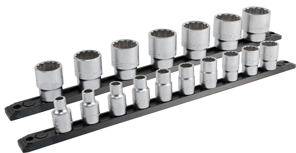 WIHA TOOLS 21 Piece 1/2" Drive Socket Set - Sae - WIH-33890 | GarageAndFab.com