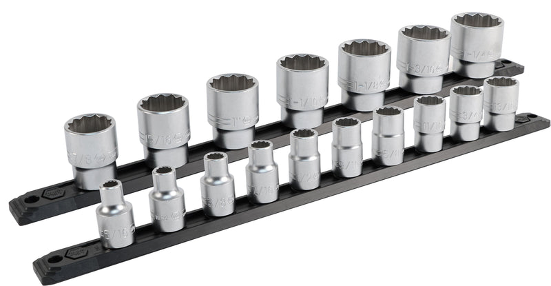WIHA TOOLS 21 Piece 1/2" Drive Socket Set - Sae - WIH-33890 | GarageAndFab.com