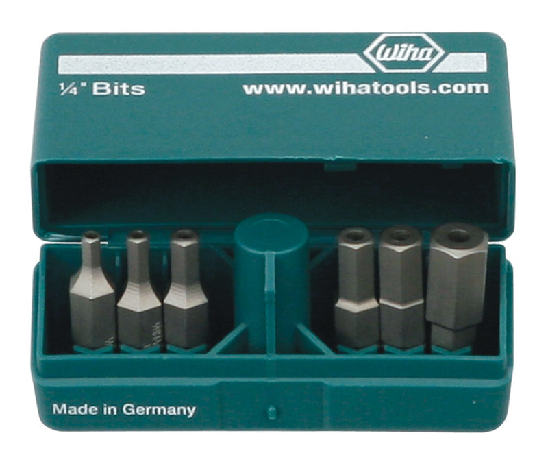 WIHA TOOLS 6 Piece Security Hex Pokitpak Bit Set - Metricric - WIH-71995 | GarageAndFab.com