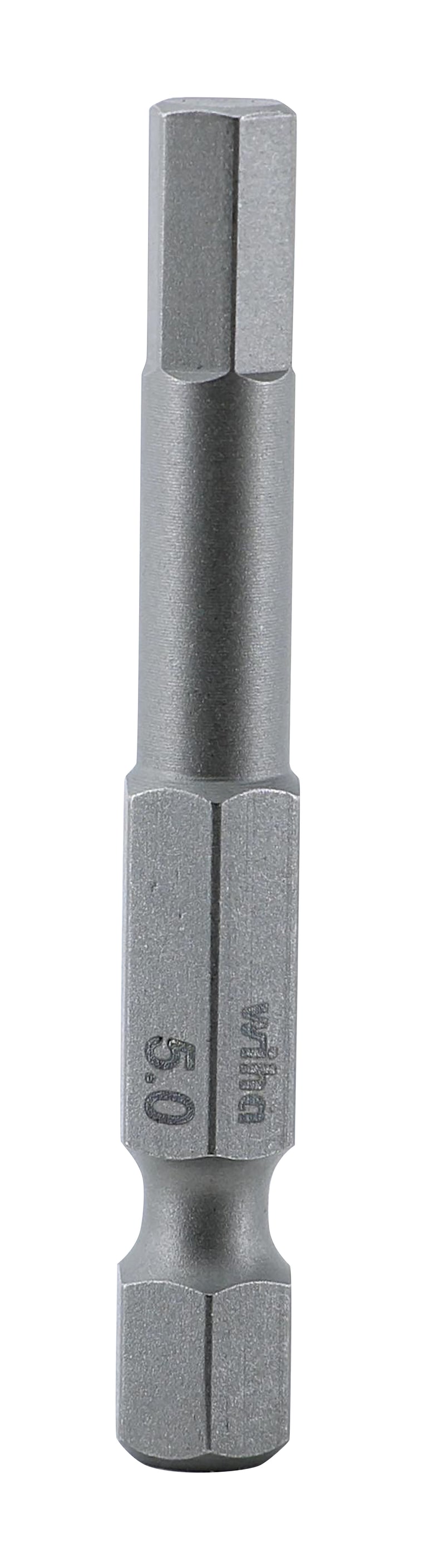 WIHA TOOLS Hex Power Bit 5.0 X 50Mm - WIH-74350 | GarageAndFab.com