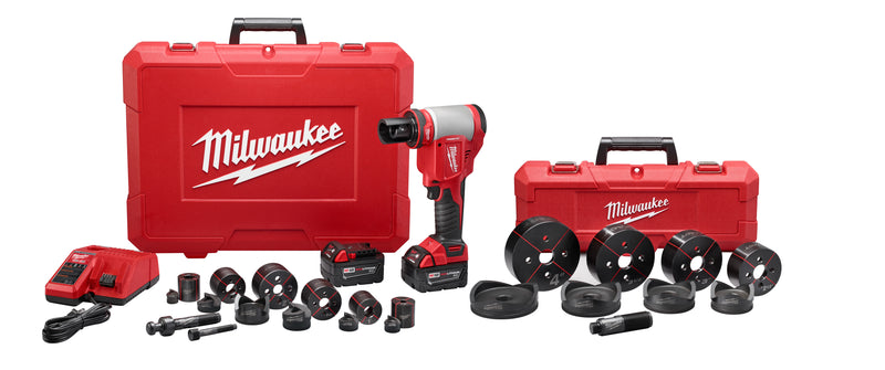 Milwaukee Electric M18 Ss Knockout 1/2" - 4" Kit - MLW-2676-23 | GarageAndFab.com