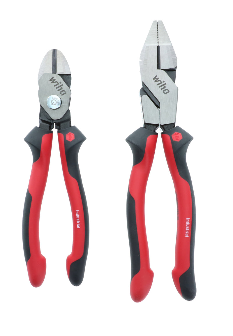 WIHA TOOLS 2 Piece Industrial Classic Grip Pliers Set - 30963 - WIH-30963 | GarageAndFab.com