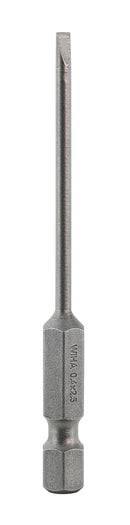 WIHA TOOLS Slotted Power Bit 2.5 X 70Mm - WIH-74033 | GarageAndFab.com