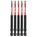 Milwaukee (6) 5Pk 3-1/2" Pwrench Bit Sq1 - MLW-48-32-4575 | MFVCanada.com
