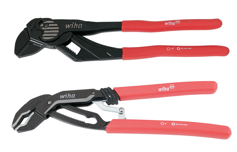 WIHA TOOLS 2 Piece Classic Grip Pliers Wrench And Auto Pliers Set - WIH-32619 | GarageAndFab.com