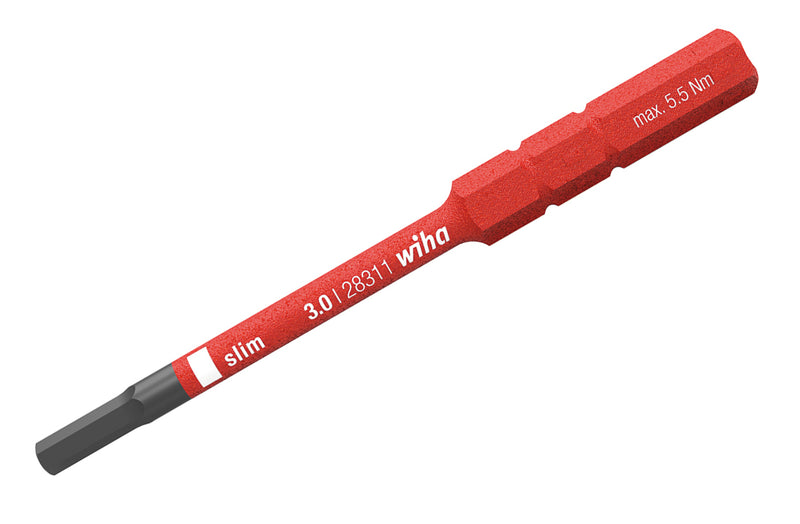 WIHA TOOLS Insulated Slimline Blade Hex 3.0Mm - WIH-28335 | GarageAndFab.com