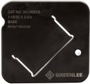 Greenlee Die Set,1-15/32X2-3/4 Base - GRE-3000SSRB | GarageAndFab.com