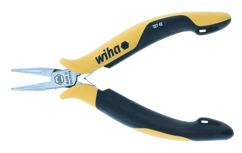 WIHA TOOLS Esd Safe Precision Short Snipe (Chain) Nose Pliers - WIH-32742 | GarageAndFab.com