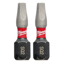 Milwaukee 1In Impact Bit Sq2 2Pk - MLW-48-32-4422 | MFVCanada.com