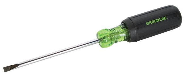 Greenlee Screwdriver, Flat-Cab 3/16X4" -GRE-0153-21C | GarageAndFab.com