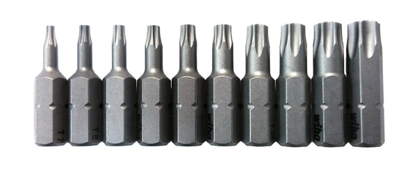 WIHA TOOLS 10 Piece Bit Set - Torx - WIH-72595 | GarageAndFab.com