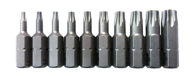 WIHA TOOLS 10 Piece Bit Set - Torx - WIH-72595 | GarageAndFab.com