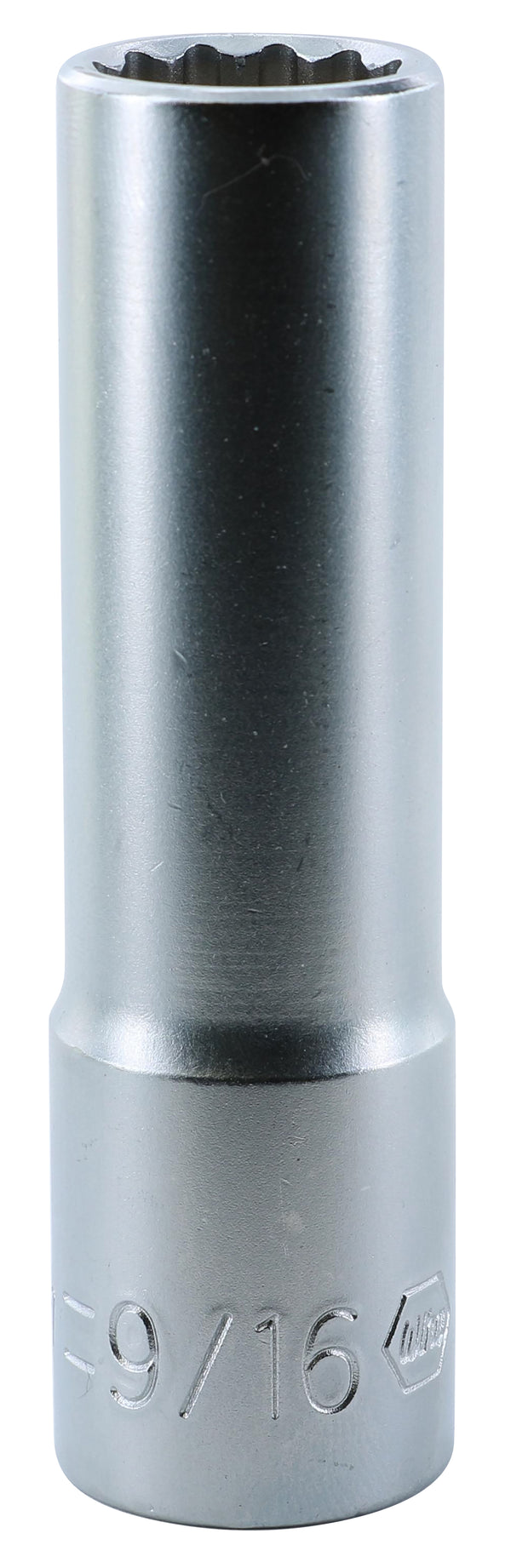 WIHA TOOLS 12 Point - 1/2" Drive Deep Socket 9/16" - 33854 - WIH-33854 | GarageAndFab.com