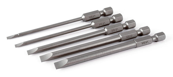 WIHA TOOLS 5 Piece Slotted Power Blade Set - WIH-76093 | GarageAndFab.com