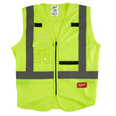 Milwaukee (12) Hi Vis Vest - Yellow - S/M - MLW-48-73-5061 | MFVCanada.com
