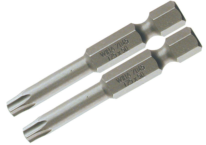 WIHA TOOLS Torx Power Bit T6 X 50Mm - 2 Pack - WIH-74501 | GarageAndFab.com