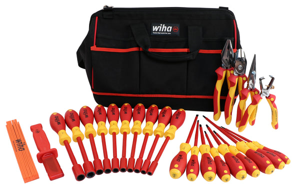 WIHA TOOLS Insulated Pliers-Cutters And Screwdriver Set - 32879 - WIH-32879 | GarageAndFab.com