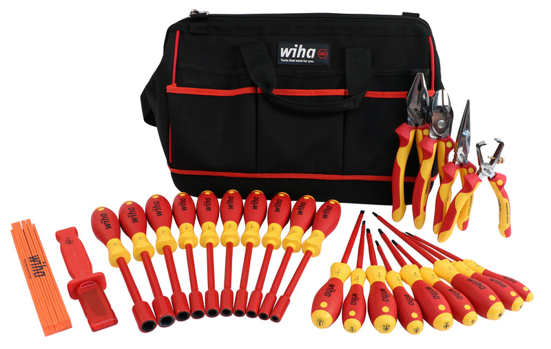 WIHA TOOLS Insulated Pliers-Cutters And Screwdriver Set - 32879 - WIH-32879 | GarageAndFab.com