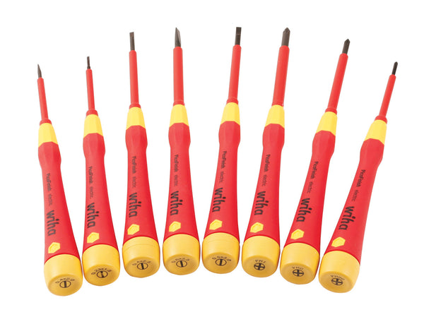 WIHA TOOLS 8 Piece Insulated Picofinish Precision Screwdriver Set - WIH-32088 | GarageAndFab.com