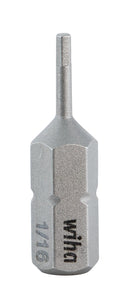 WIHA TOOLS Hex Insert Bit 1/16" X 25Mm - WIH-71326 | GarageAndFab.com