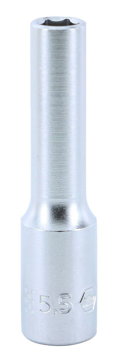 WIHA TOOLS 6 Point - 1/4 Inch Drive Socket - 5.5Mm X 50Mm - WIH-33342 | GarageAndFab.com