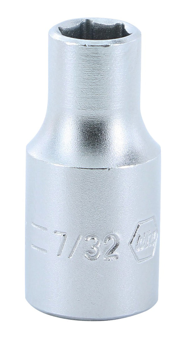 WIHA TOOLS 6 Point - 1/4 Inch Drive Socket - 7/32" X 25Mm - WIH-33307 | GarageAndFab.com
