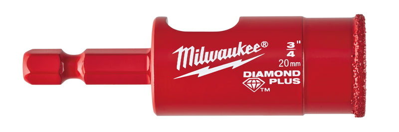 Milwaukee 3/4" Diamond Hole Saw - MLW-49-56-0515 | GarageAndFab.com