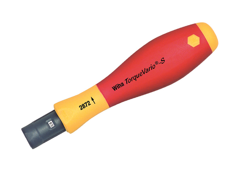 WIHA TOOLS Insulated Torquevario-S Handle 18-62 In/Lbs - 28752 - WIH-28752 | GarageAndFab.com